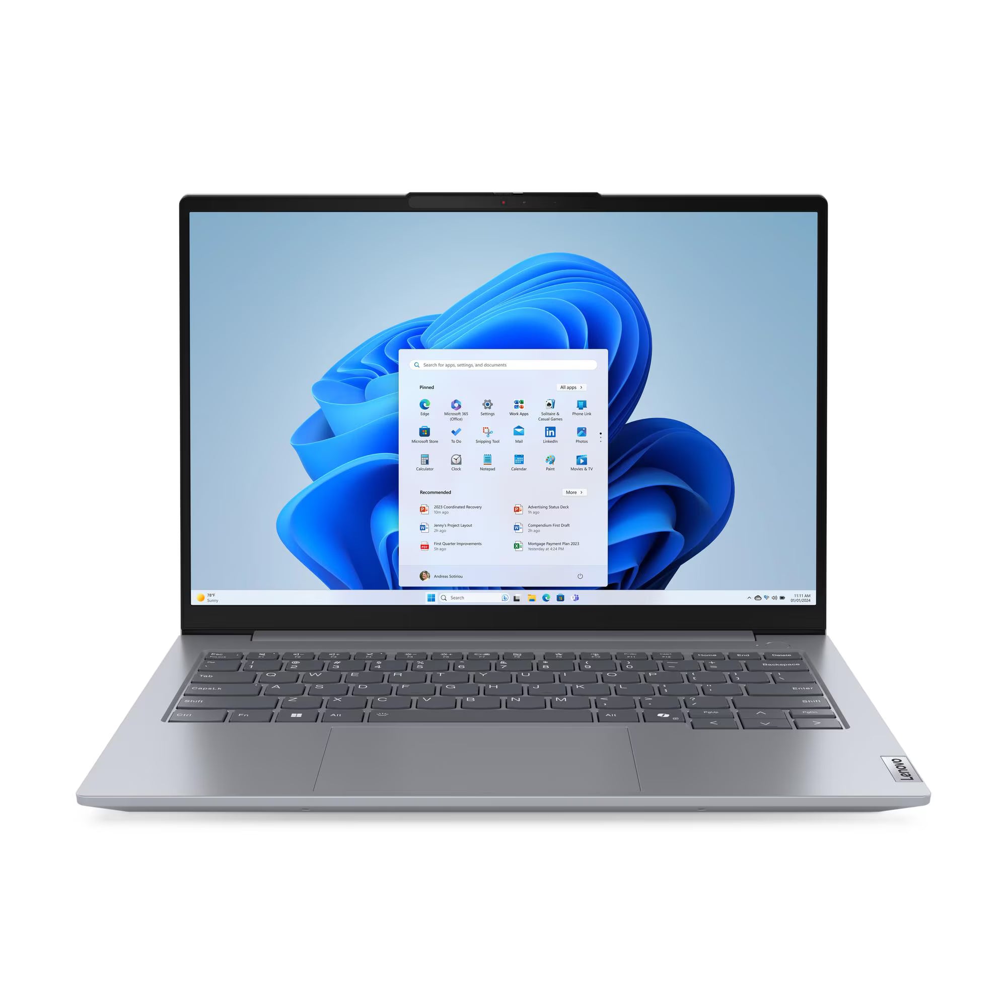 LENOVO ThinkBook 14 G7 IML Laptop 14" WUXGA IPS Intel Core Ultra 5 125U 4.3GHz 16GB DDR5 512GB SSD Windows 11 Pro 21MR00CHLM