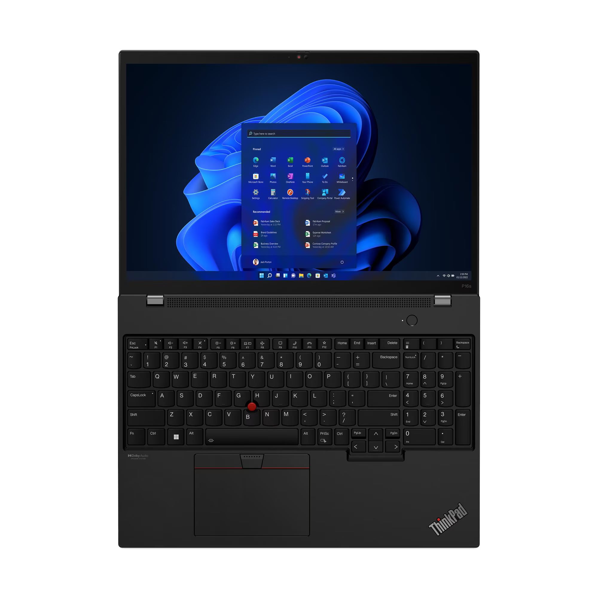 LENOVO 21HL000TLM ThinkPad P16s Gen 2 Laptop 16" WUXGA IPS Intel Core i7-1360P 5,0GHz 16GB DDR5 1TB SSD Windows 11 Pro