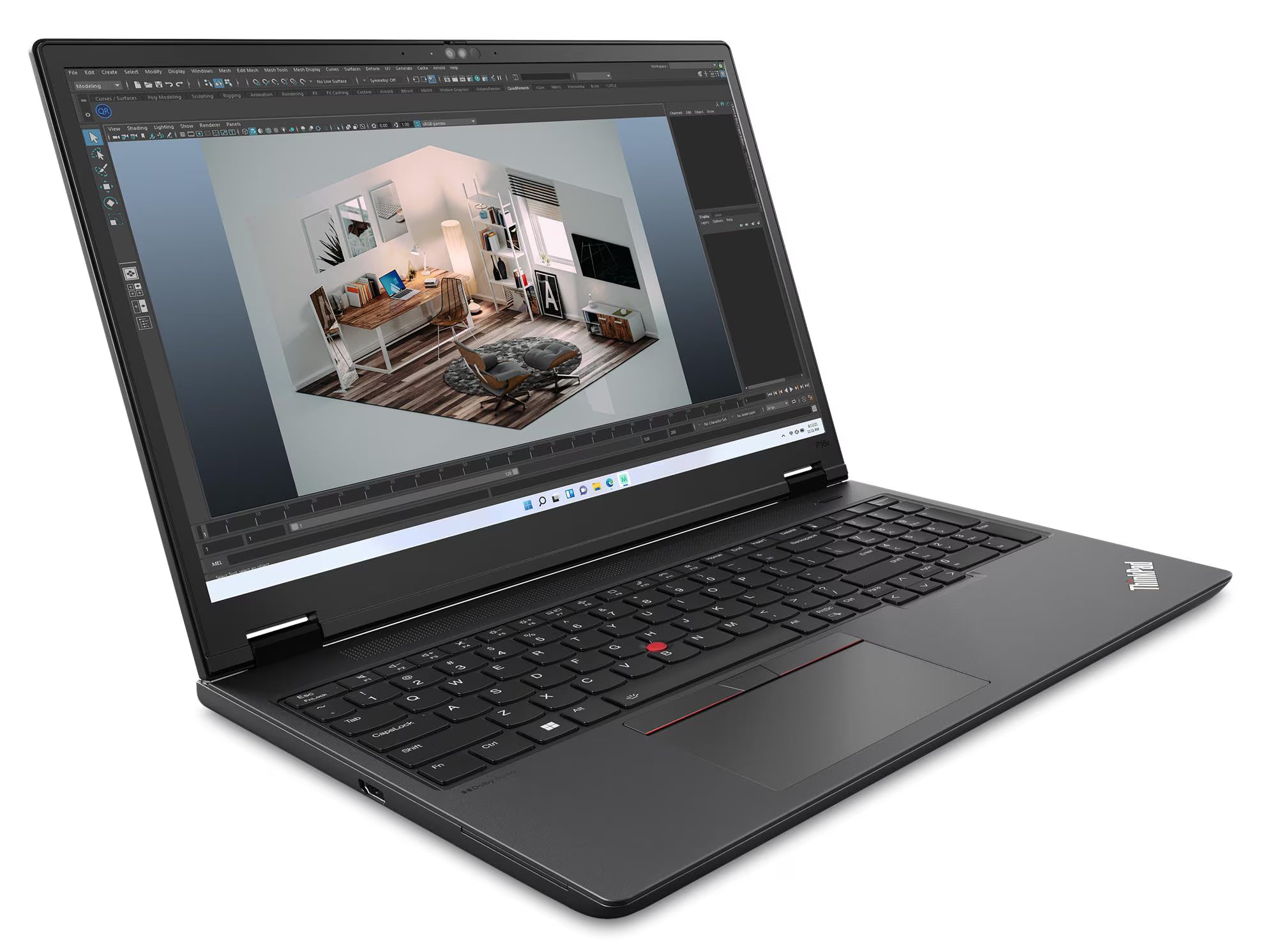 LENOVO ThinkPad P16v Gen 2 Laptop 16" WUXGA IPS Intel Core Ultra 7 155H 4.8GHz 32GB DDR5 1TB SSD Windows 11 Pro 21KY000PLM