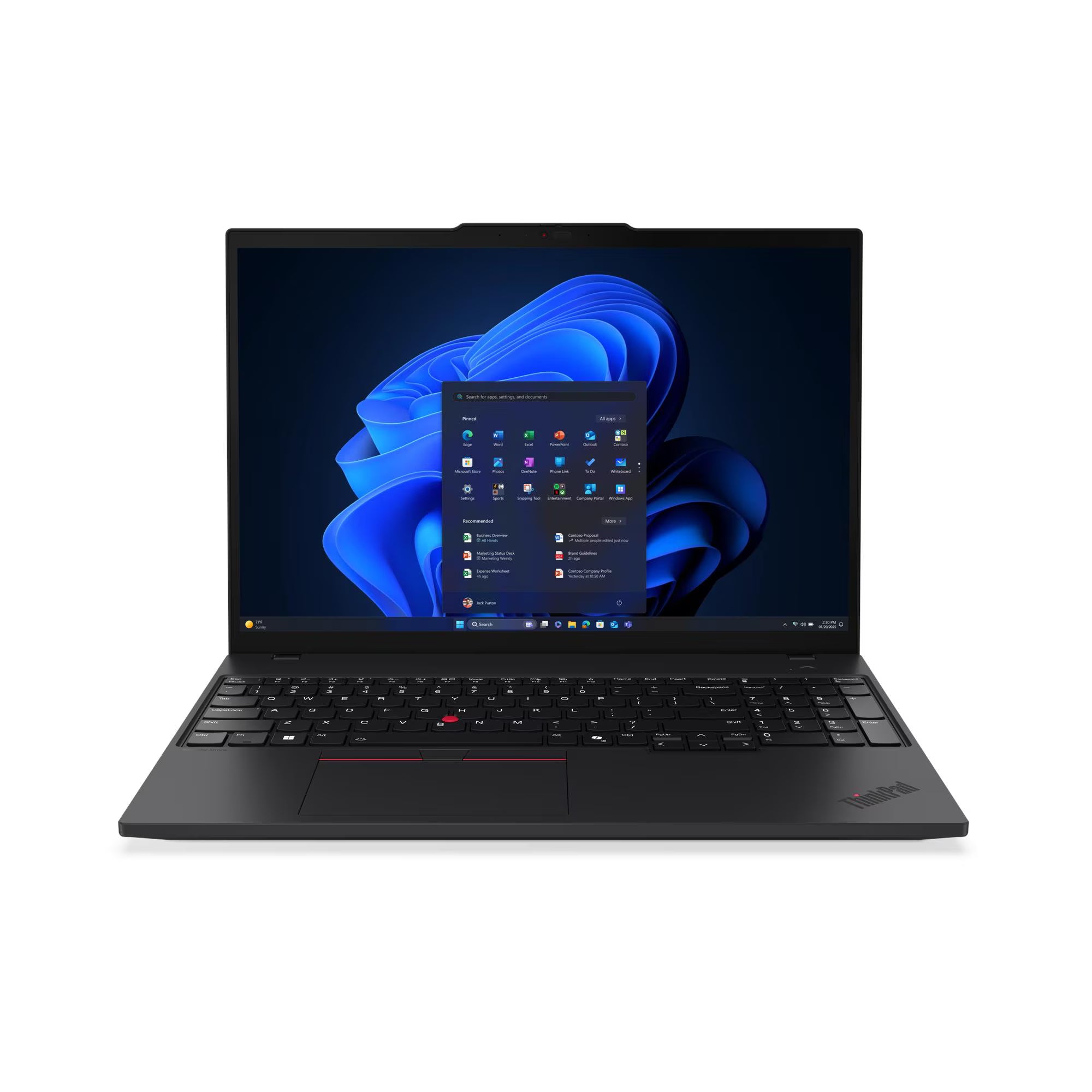 LENOVO 21QF000VLM ThinkPad T16 Gen 4 Laptop 16" WUXGA IPS Intel Core Ultra 5-225U 4.8GHz 16GB DDR5 512GB SSD Windows 11 Pro