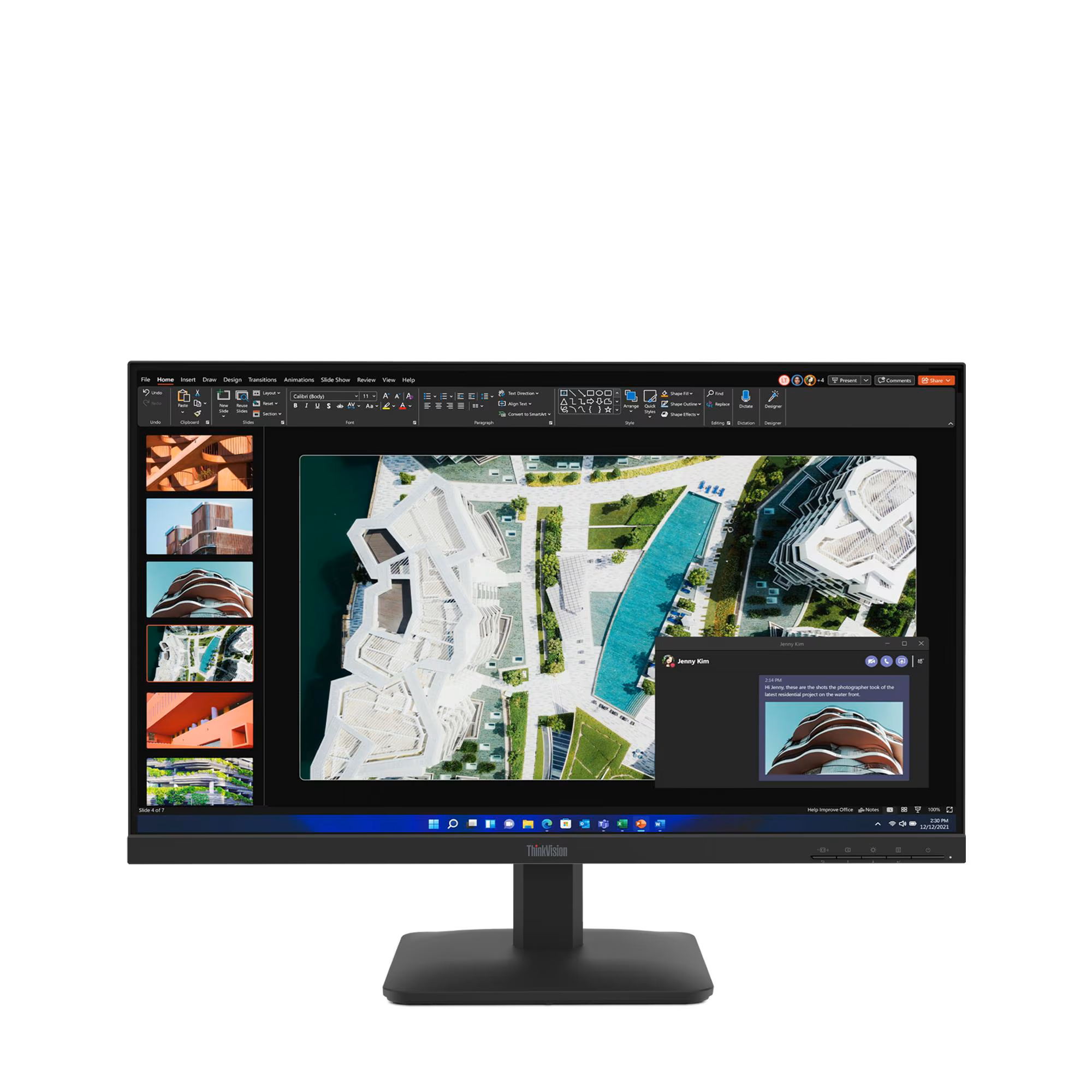 LENOVO THINKVISION S27-4E MONITOR PLANO 27" FULL HD IPS HDMI VGA