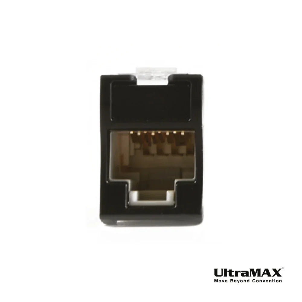 SIEMON U6-H01NB Jack RJ45 Cat6 UltraMAX Plano Angular Negro