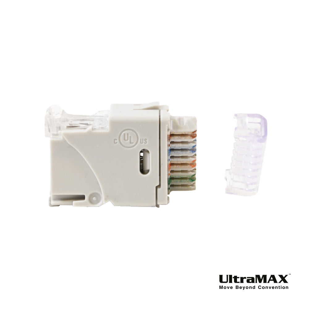 SIEMON U6-H06NB Jack RJ45 Cat6 UltraMAX para Placas Plano Angular color Azul