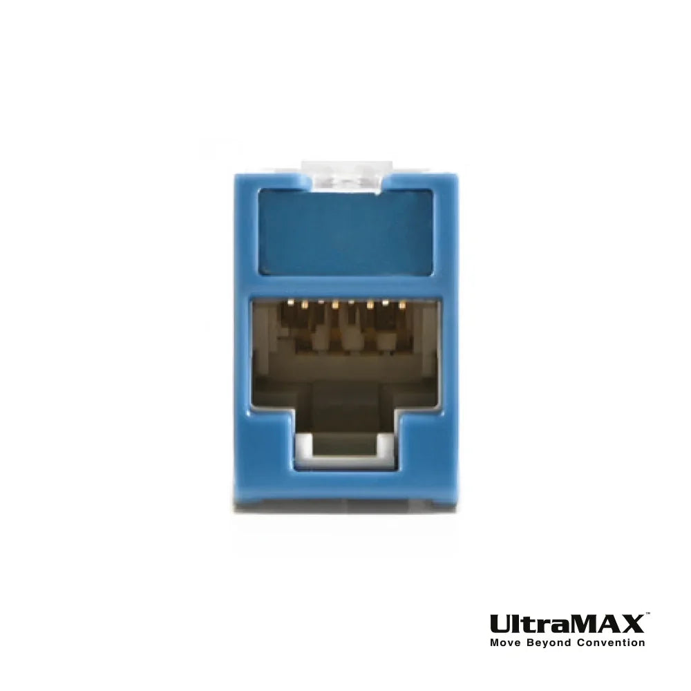 SIEMON U6-H06NB Jack RJ45 Cat6 UltraMAX para Placas Plano Angular color Azul
