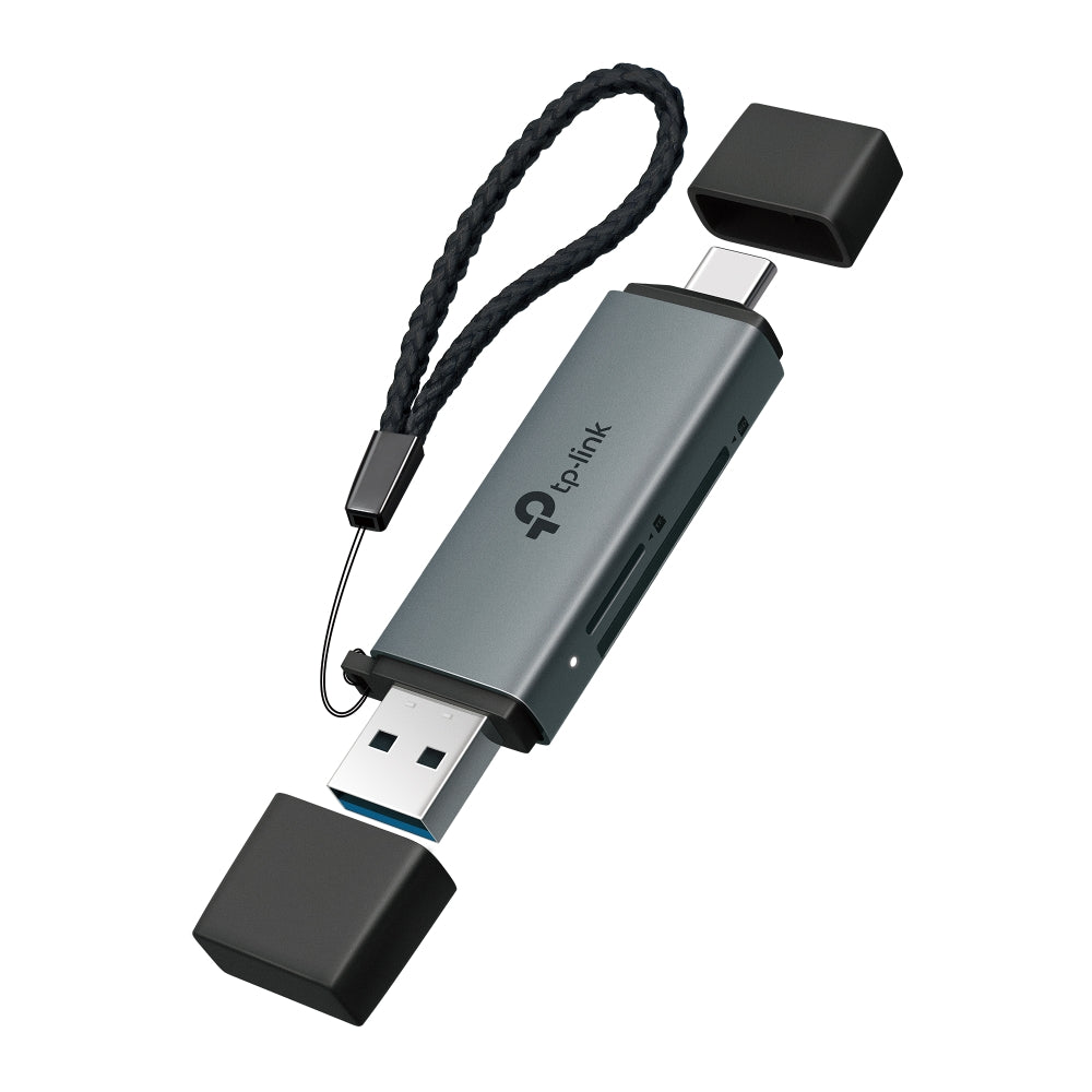 TP-LINK UA430D Lector de Tarjetas USB 3.0 Tipo C y A a SD y MicroSD 3.0
