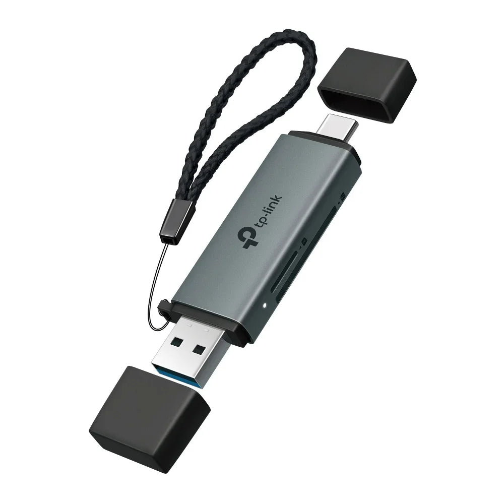 TP-LINK UA430D Lector de Tarjetas USB 3.0 Tipo C y A a SD y MicroSD 3.0