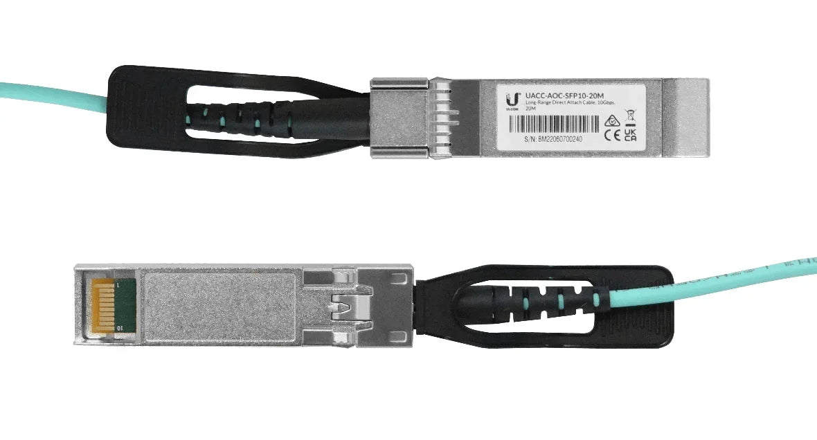 UBIQUITI UACC-AOC-SFP10-20M Transceptor largo alcance SFP+ 20 metros