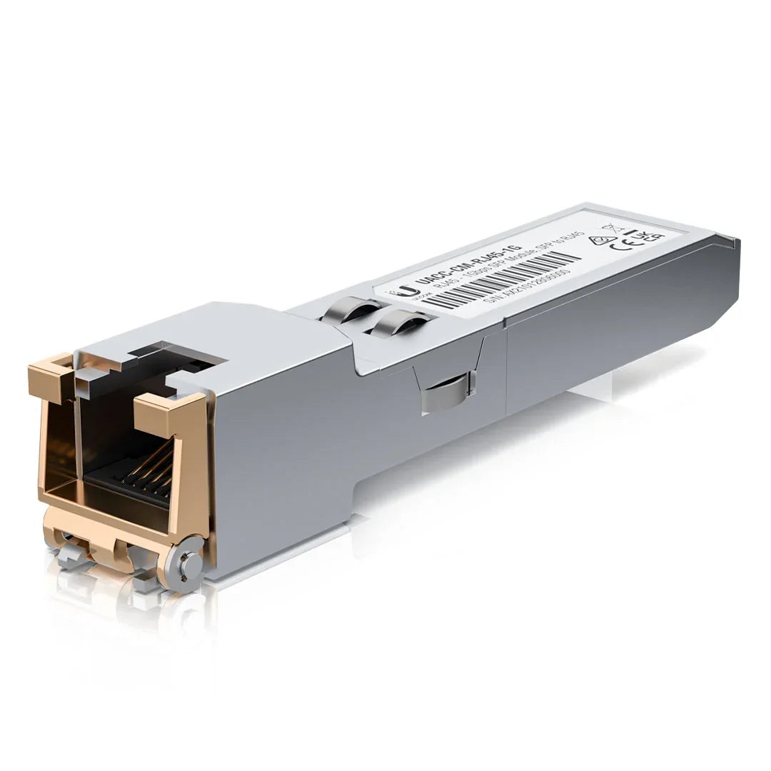 UBIQUITI UACC-CM-RJ45-1G Transceiver SFP 1GB a RJ45 Cobre