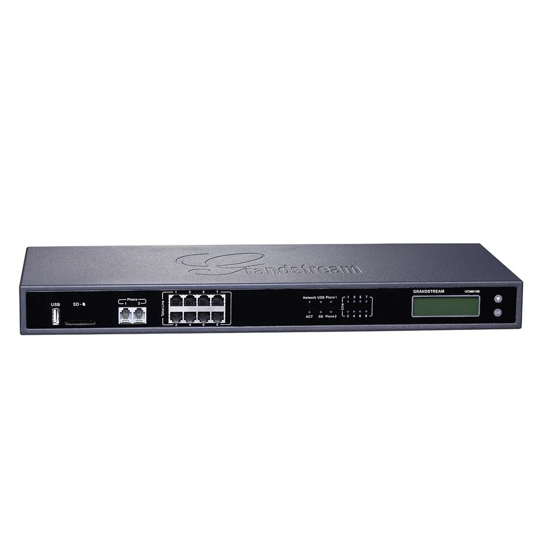 GRANDSTREAM UCM6208 Central Telefonica IP PBX hasta 800 Registros