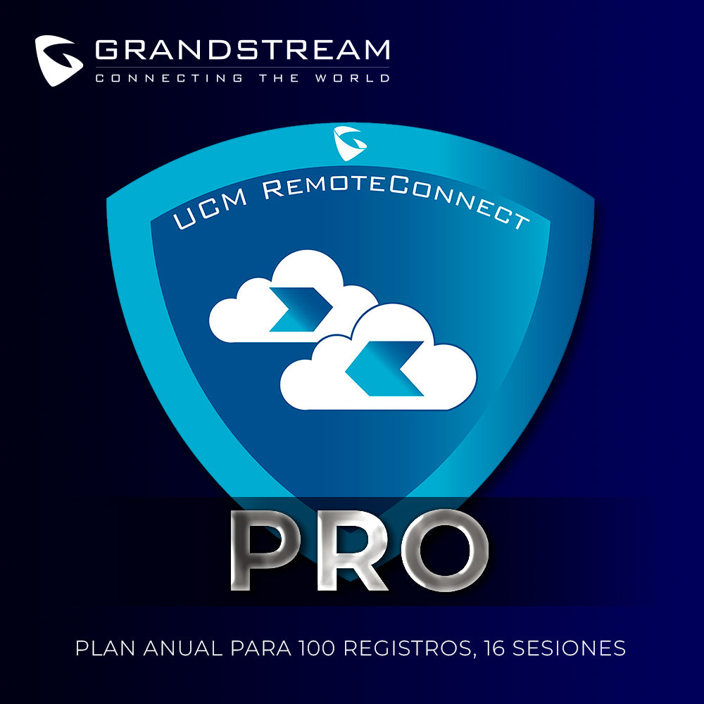 GRANDSTREAM UCMRC-PRO Licencia Anual de Servicio en Nube UCM6300 UCM6300A
