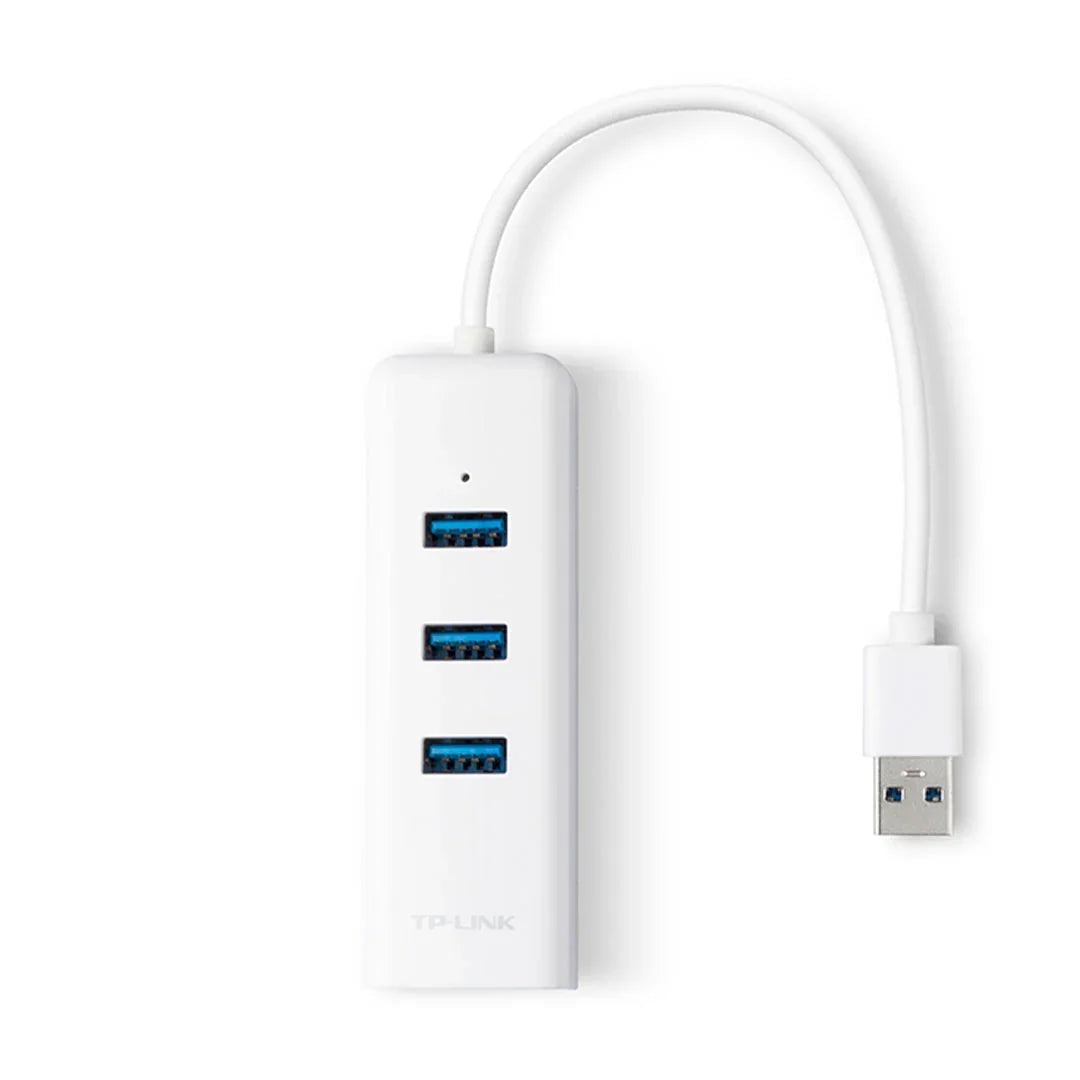 TP-LINK UE330 Adaptador USB 2 en 1 con Hub 3 Puertos USB 3.0