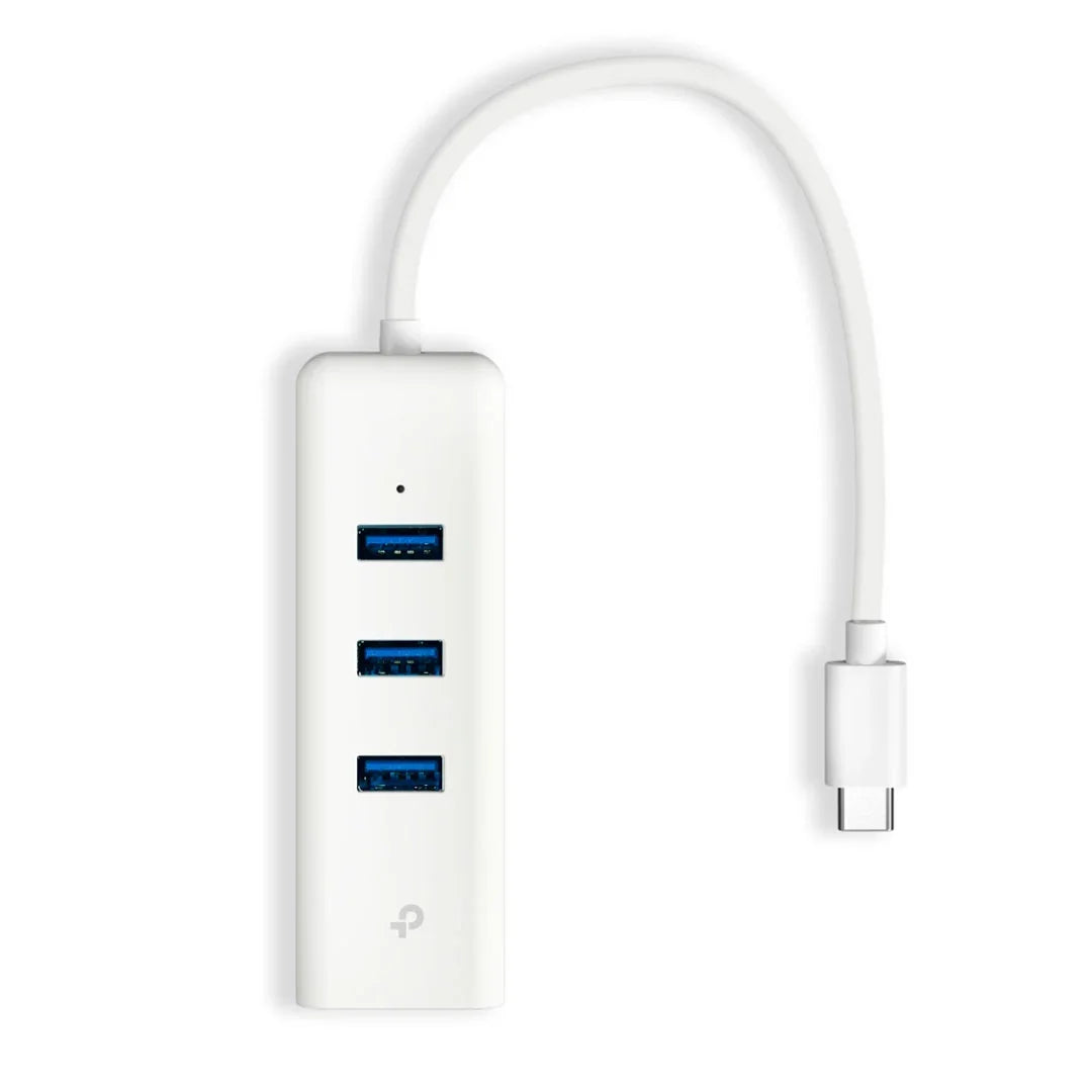 TP-LINK UE330C Adaptador USB con Hub 3 Puertos Gigabit Ethernet
