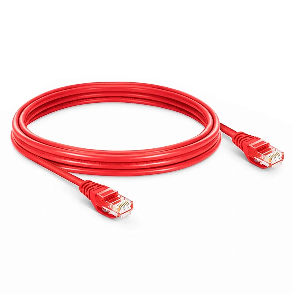 DIXON URT4EF4N#03M4B2 Patch cord Cat 5e, LSZH, 24AWG, rojo, 3m