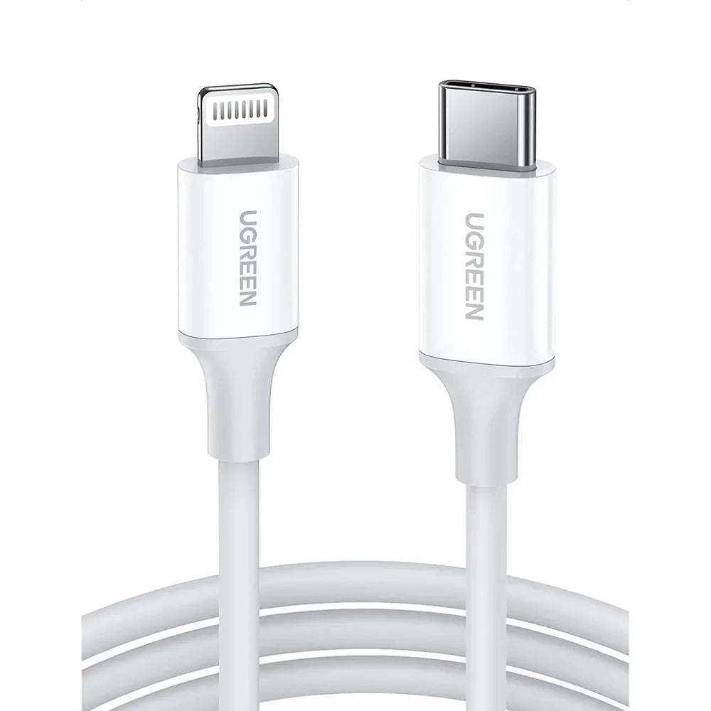 UGREEN US171 10493 Cable USB-C a Lightning 1m Blanco