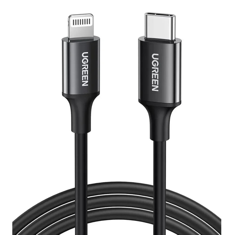UGREEN US171 60751 Cable USB-C a Lightning 1m Negro