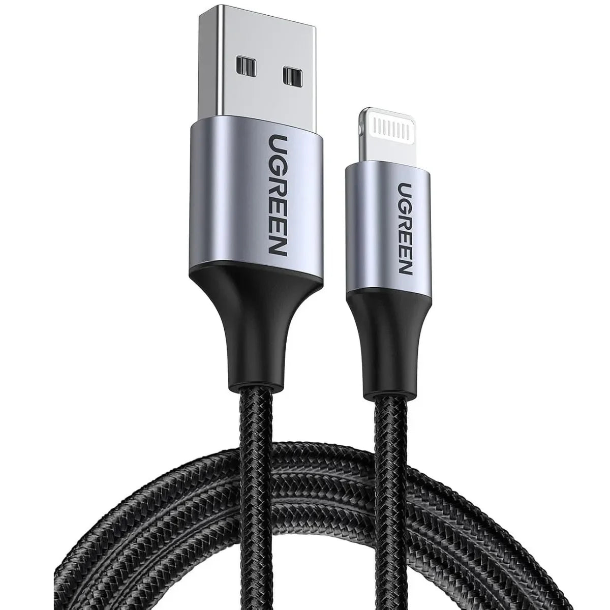 UGREEN US199 60156 Cable de Datos de Carga USB-A a Lightning Negro