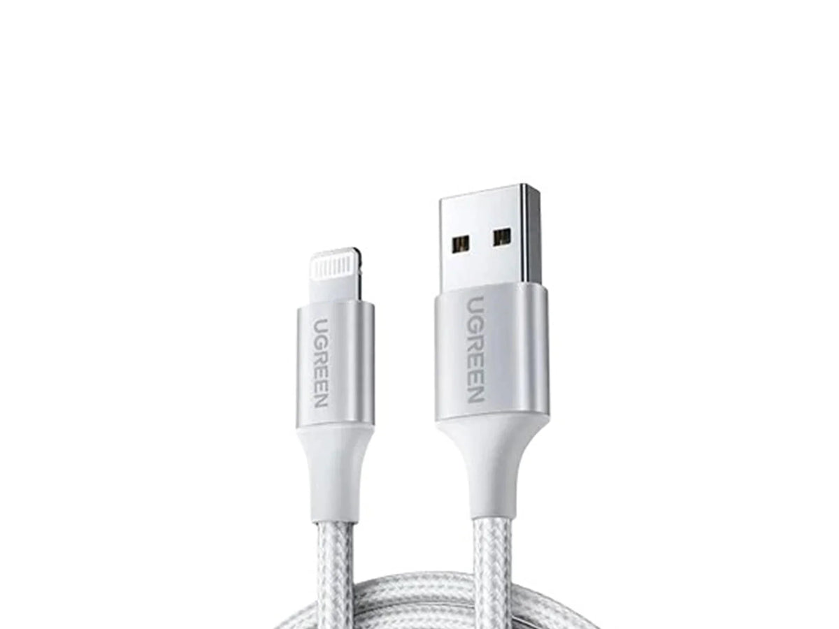 UGREEN US199 60161 Cable de Datos de Carga USB-A a Lightning Plateado
