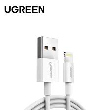 UGREEN US199 60161 Cable de Datos de Carga USB-A a Lightning Plateado