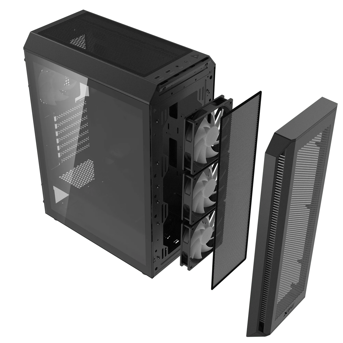ADATA CASE XPG VALOR AIR PLUS ARGB 120MM SIN FUENTE