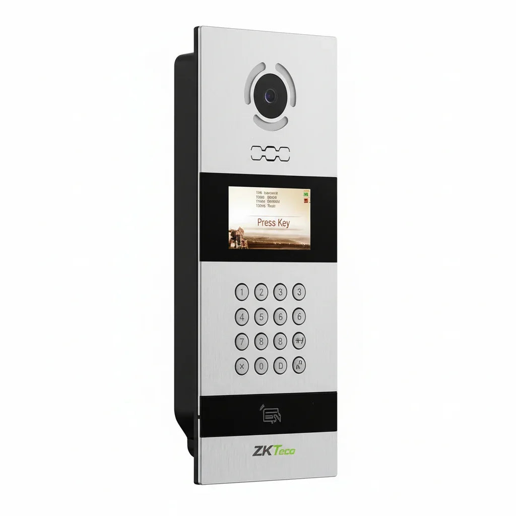 ZKTECO VEX-B21L Video Portero Frente de Calle IP 2MP con Lector de Tarjeta