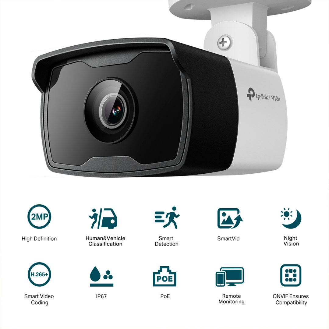 TP-LINK VIGI C320I 6mm Cámara de Seguridad IP PoE 2MP