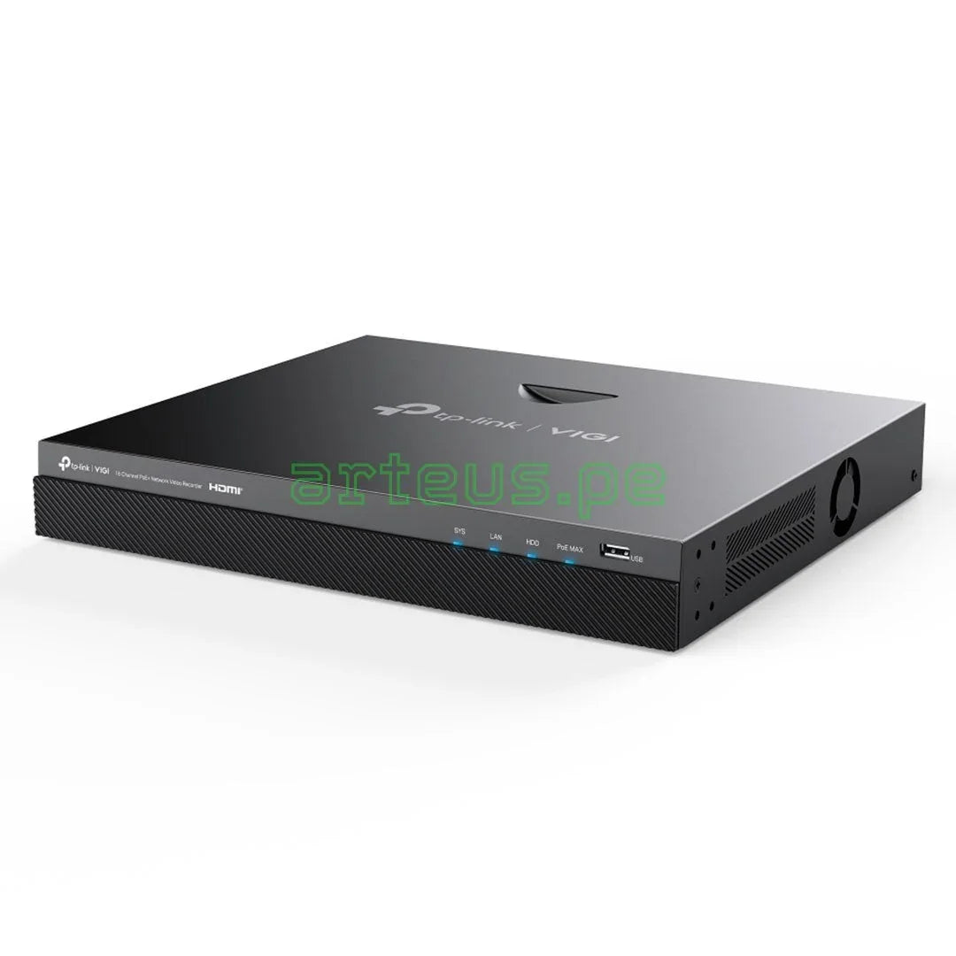 TP-LINK VIGI NVR2016H-16MP-4TB Grabador de Vídeo NVR 16 Canales PoE+ 4K HDD 4TB