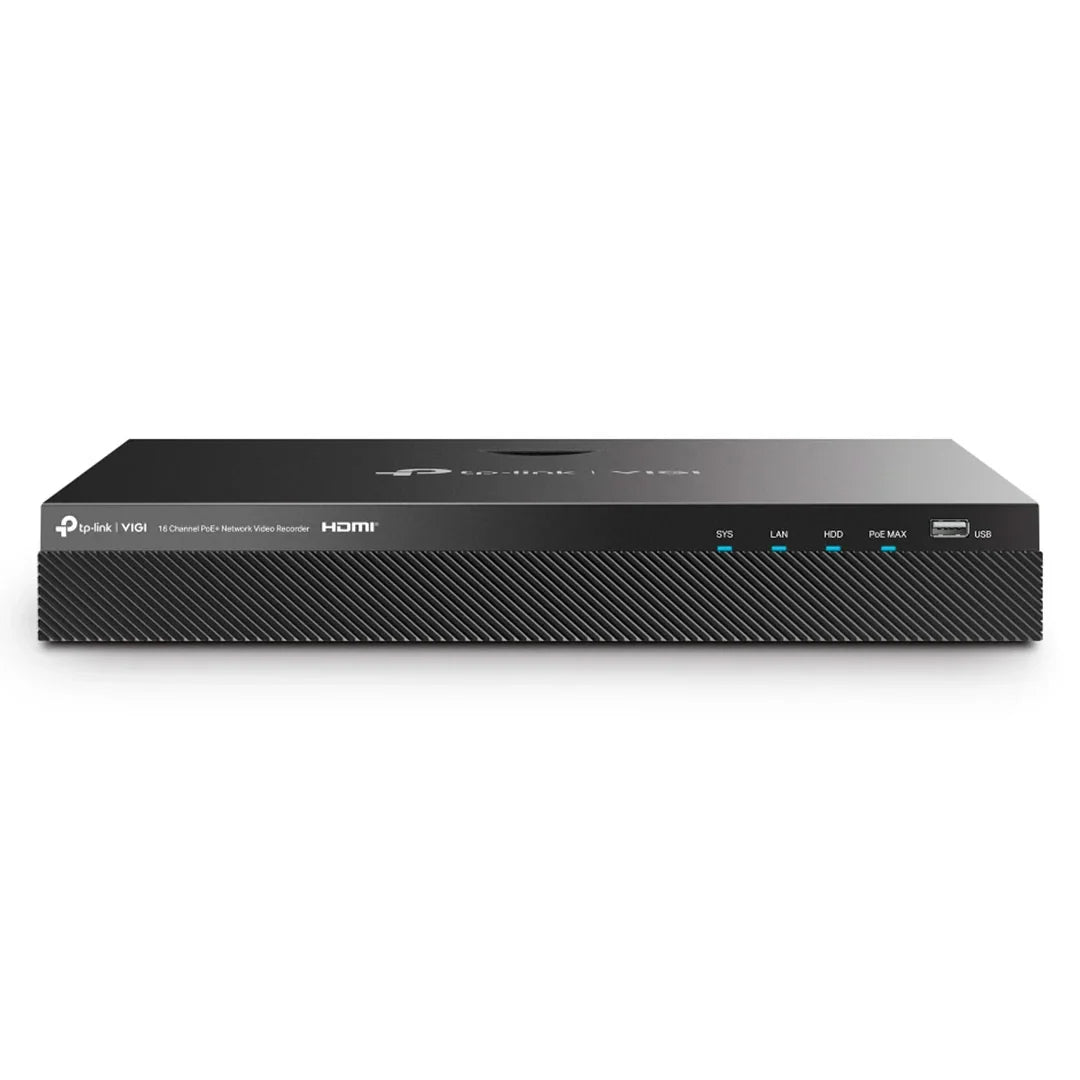 TP-LINK VIGI NVR2016H-16MP Grabador de Vídeo NVR 16 Canales PoE+ 4K 2HDD
