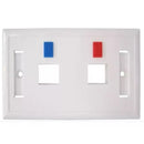 3M VOL-FPHL-2P 2 portas Cat 6/6A Placa frontal horizontal
