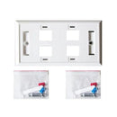 3M VOL-FPHL-4P Placa frontal 4 portas horizontais