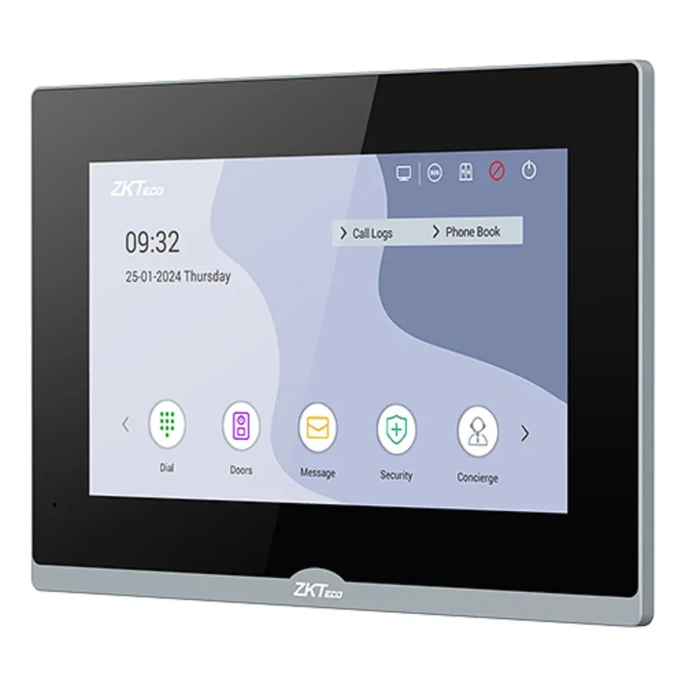 ZKTECO VT07-B26L-W Monitor WIFI 7" para Video Portero VEX-B25L y VE01-B24L-W