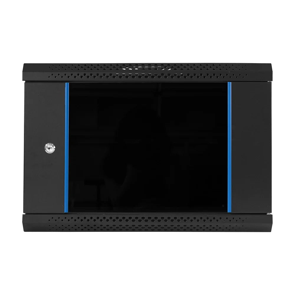 FINEN W1-5406 Gabinete de Pared 6RU 36,8 x 54 x 40cm Puerta de Vidrio