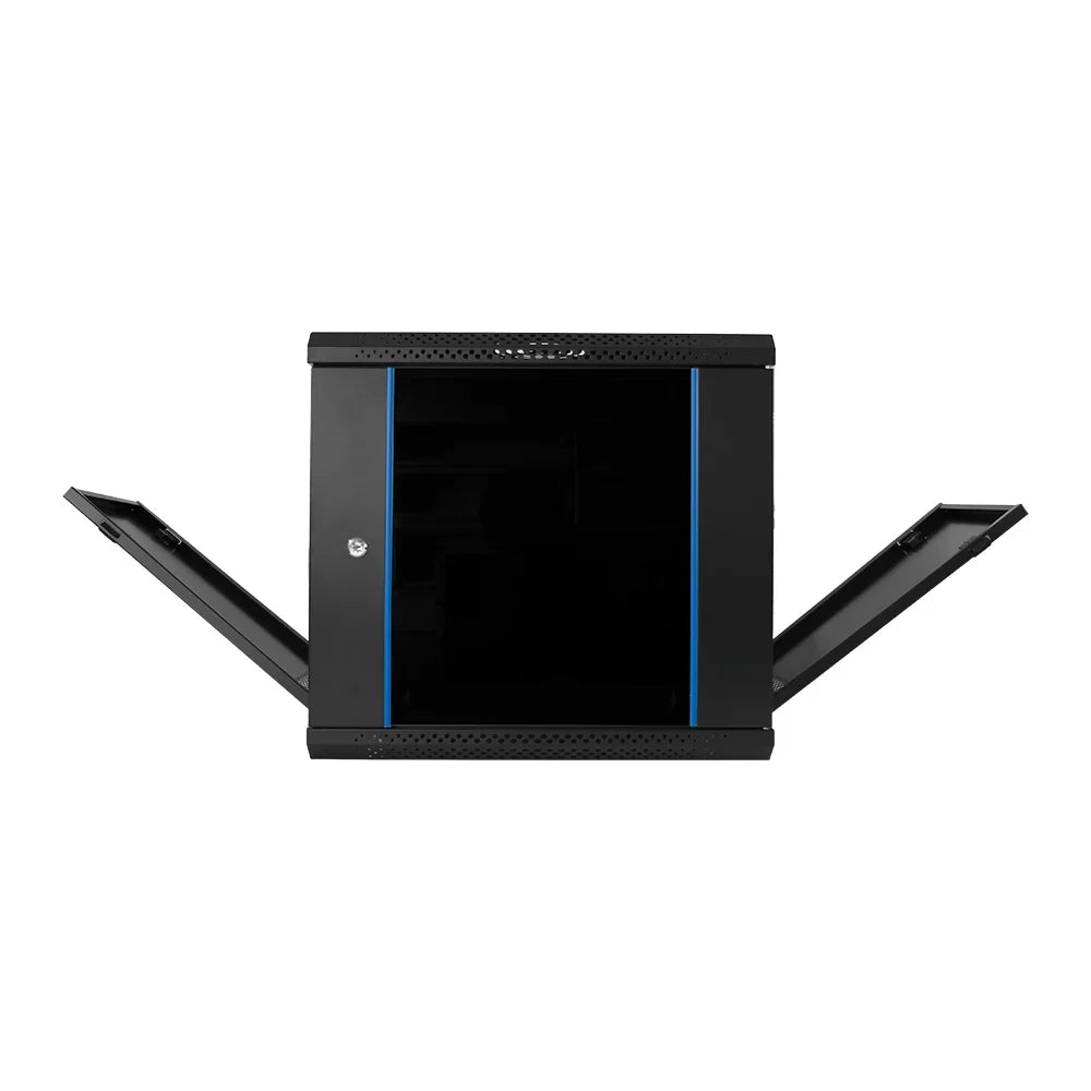 FINEN W1-5409 Gabinete de Pared 9RU 501 x 540 x 400mm c/ Puerta de Vidrio