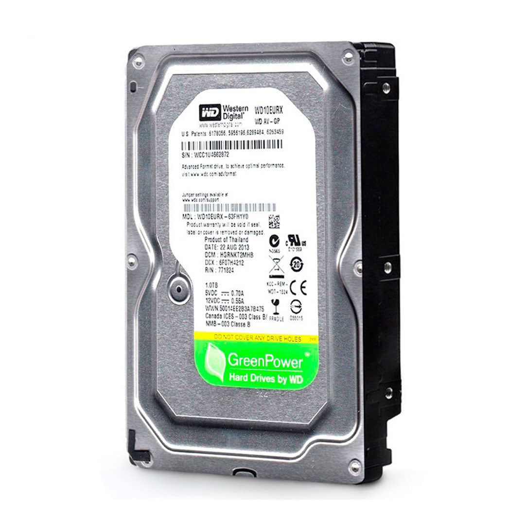 WESTERN DIGITAL WD10EURX Disco Duro Data Interno 1TB 64MB 1000 GB
