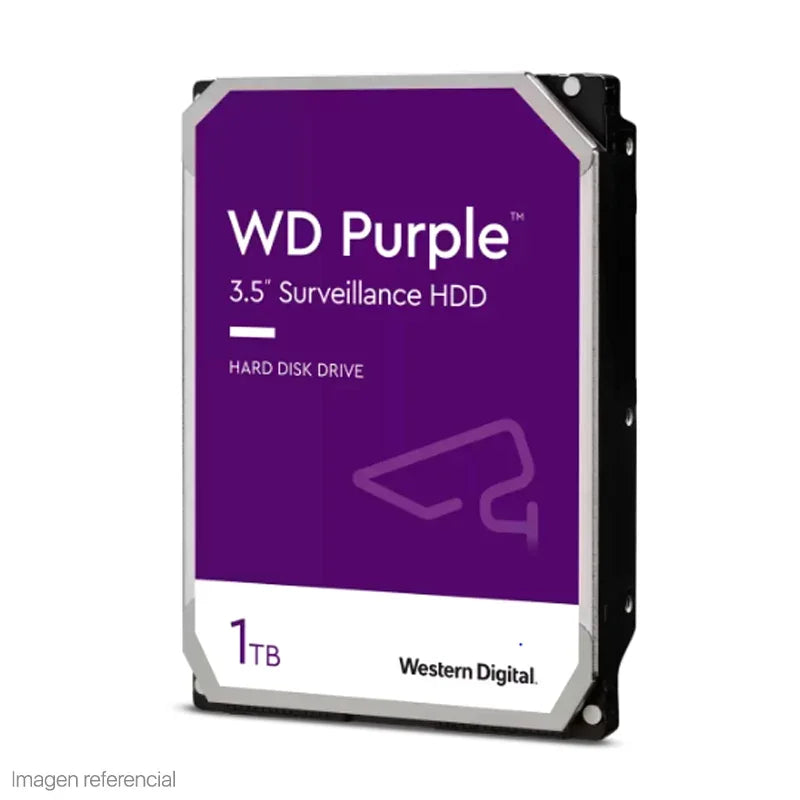 WESTERN DIGITAL WD11PURZ Disco Duro 1TB Purple 3.5" SATA 5400 RPM para Videovigilancia
