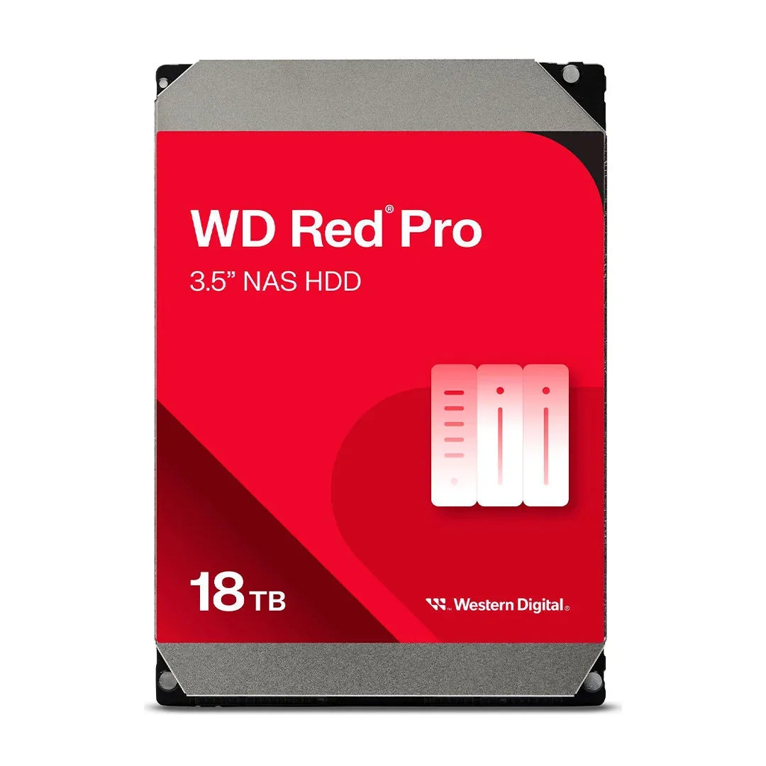 WESTERN DIGITAL WD181KFGX Disco Duro 18TB Red Pro 3.5" SATA 7200 RPM para NAS