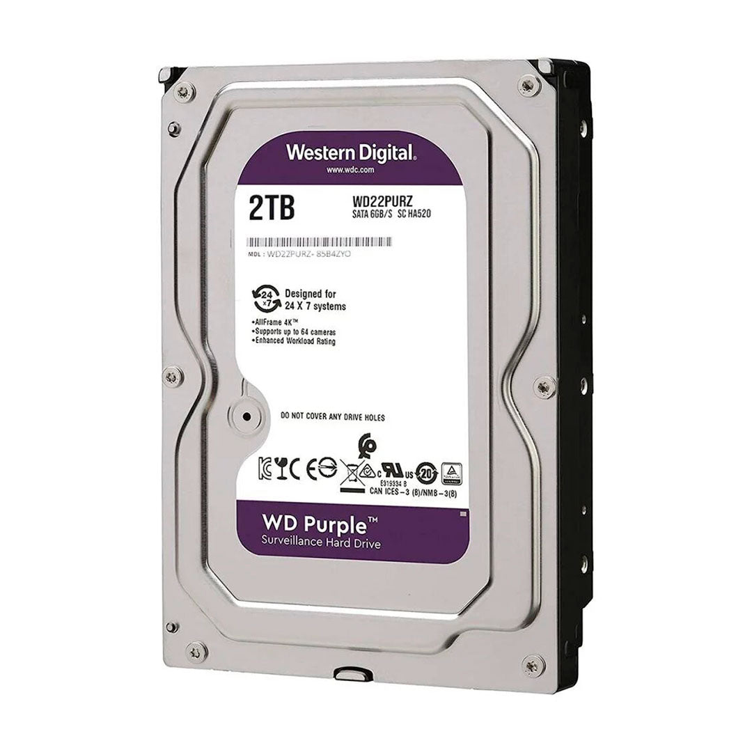 WESTERN DIGITAL WD22PURZ DISCO DURO INTERNO PURPLE 2TB