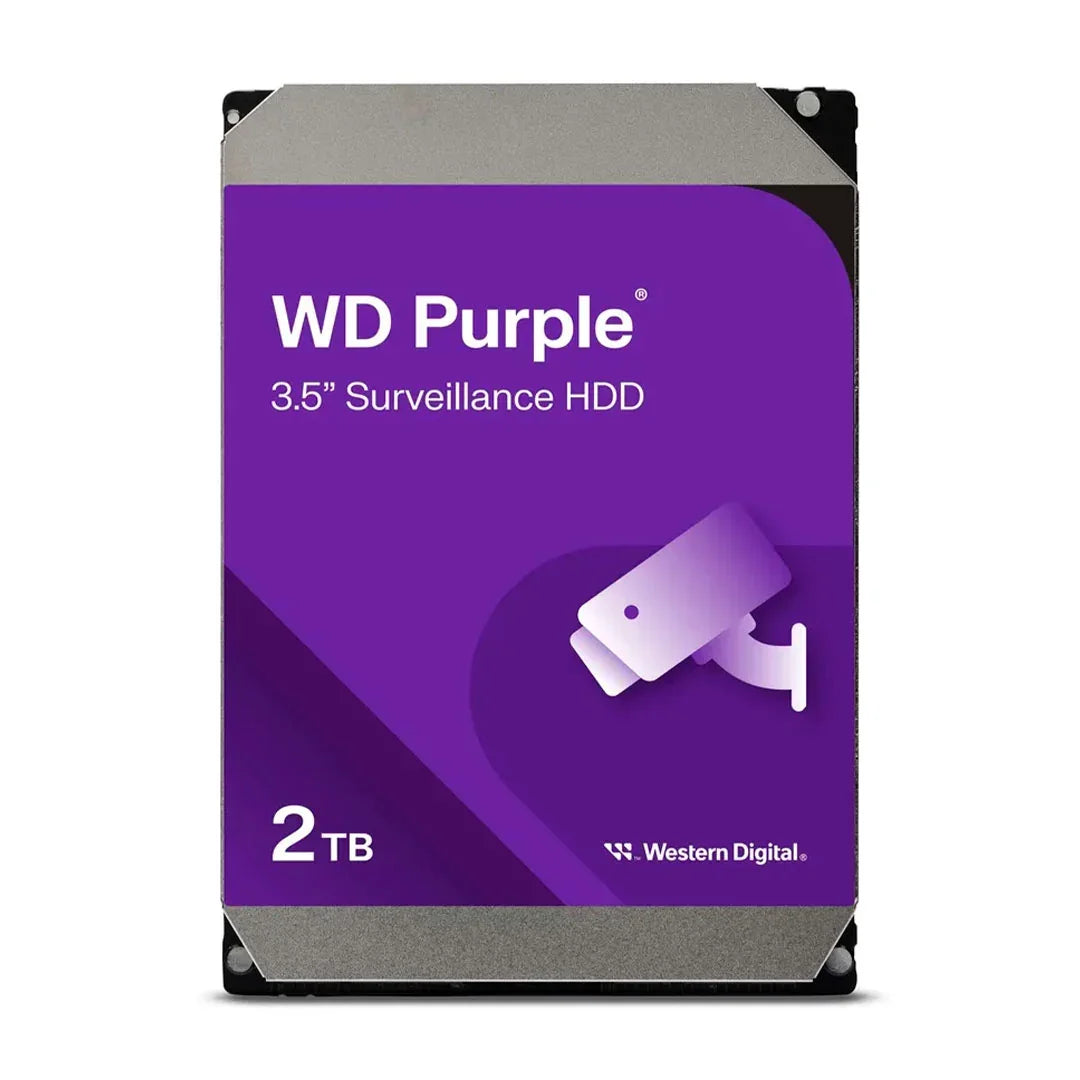 WESTERN DIGITAL WD23PURZ Disco Duro 2TB Purple 3.5" SATA 5400 RPM para Videovigilancia