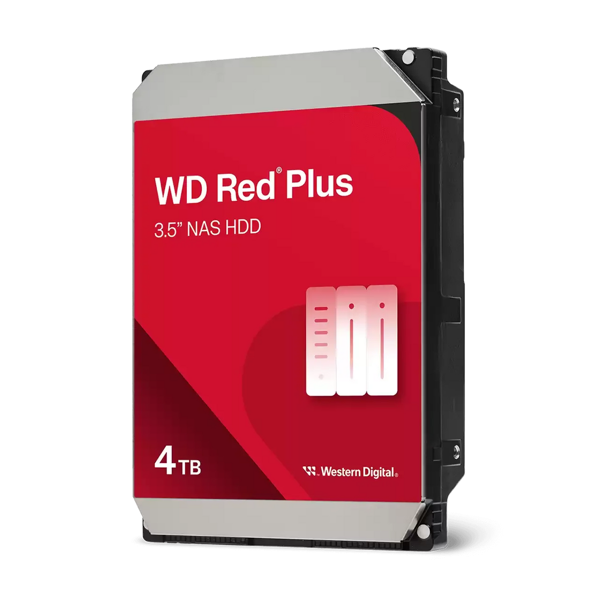 WESTERN DIGITAL WD40EFZZ Disco Duro 4TB Red Plus 3.5" SATA 5400 RPM para NAS