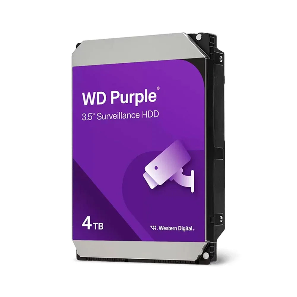 WESTERN DIGITAL WD44PURZ Disco Duro 4TB Purple 3.5" SATA 5400 RPM para Videovigilancia