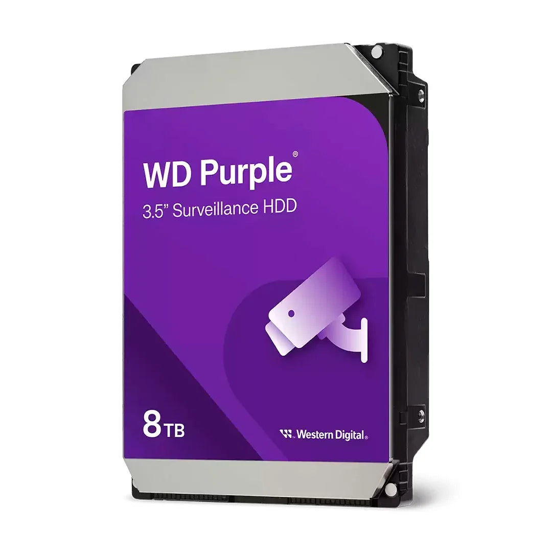 WESTERN DIGITAL WD85PURZ Disco Duro 8TB Purple 3.5" SATA 5640RPM para Videovigilancia