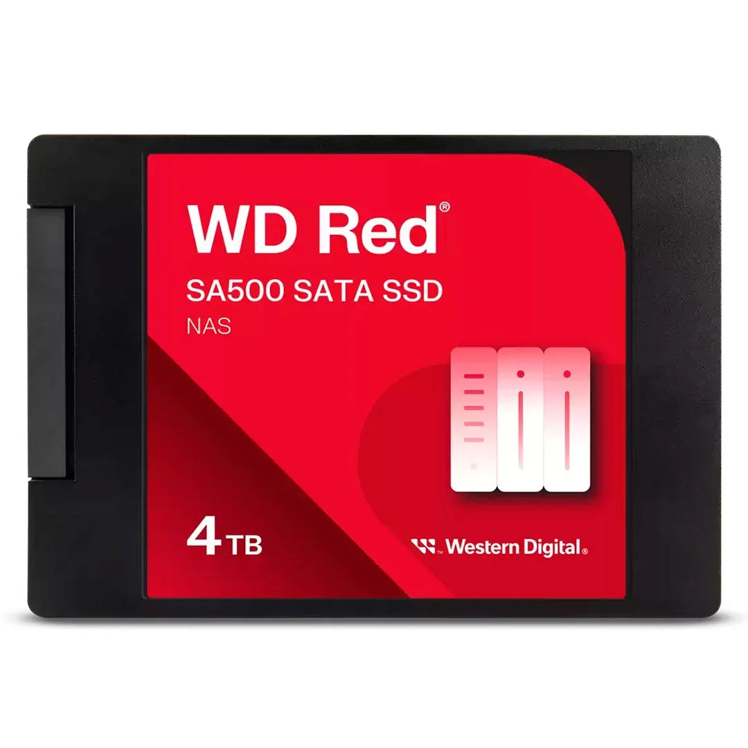 WESTERN DIGITAL WDS400T2R0A Unidad SSD 4TB Red SA500 2.5" SATA para NAS