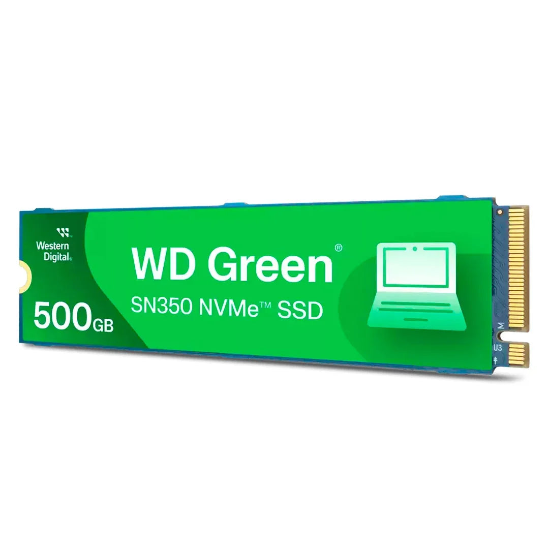 WESTERN DIGITAL WDS500G2G0C Unidad SSD 500GB Green SN350 NVMe M.2 2280 para PC o Laptop