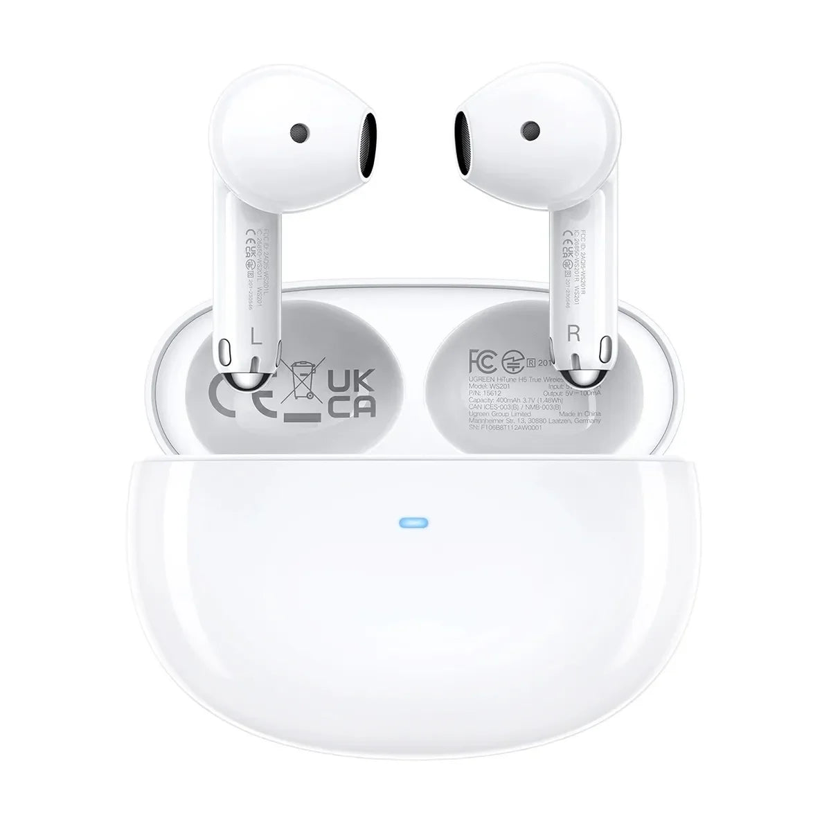 UGREEN WS201 15612 Audifonos Inalambricos Hitune H5 con Bluetooth 5.3 Blanco