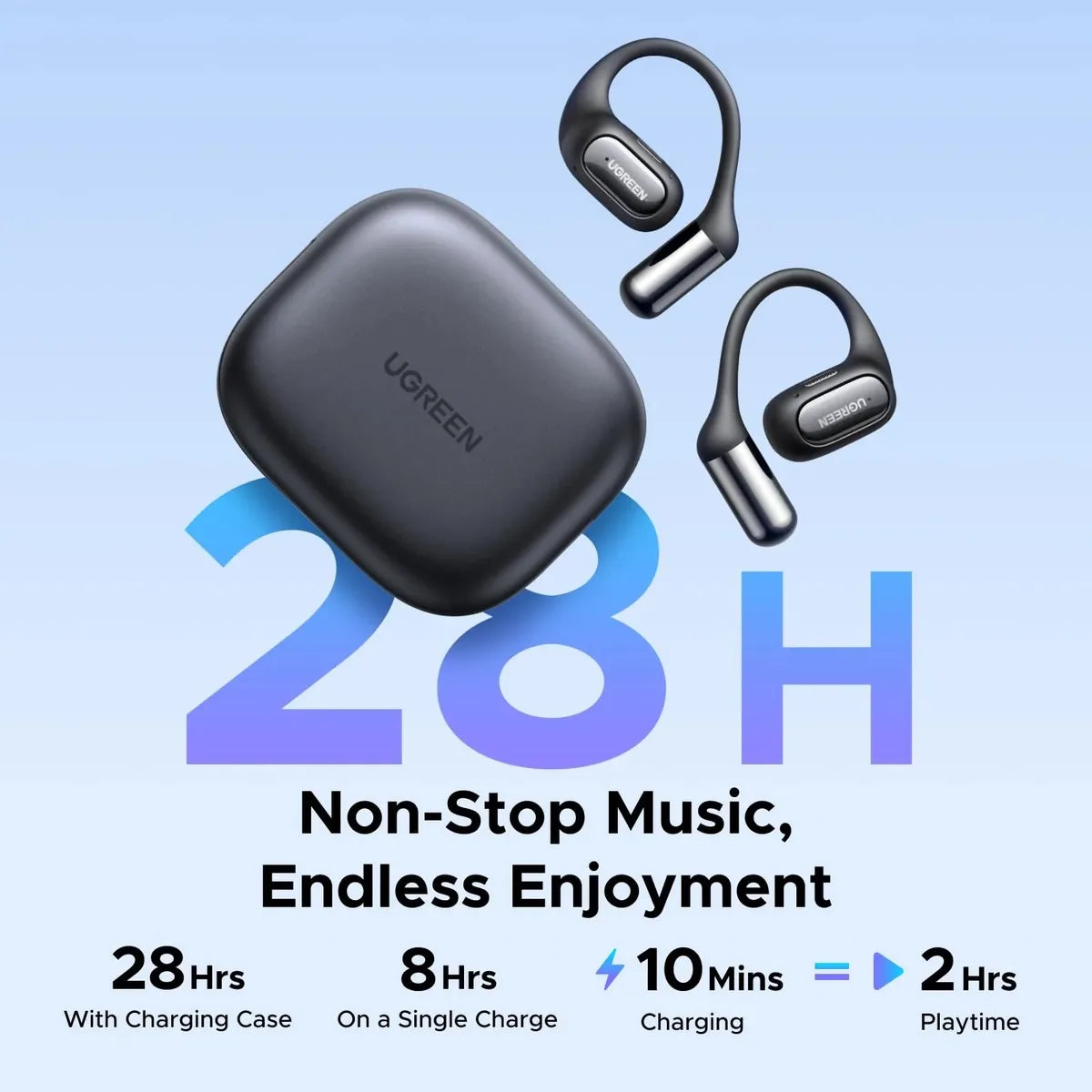 UGREEN WS213 65655 Audifonos FitBuds, IPX5 Hi-Fi Bluetooth 6.0