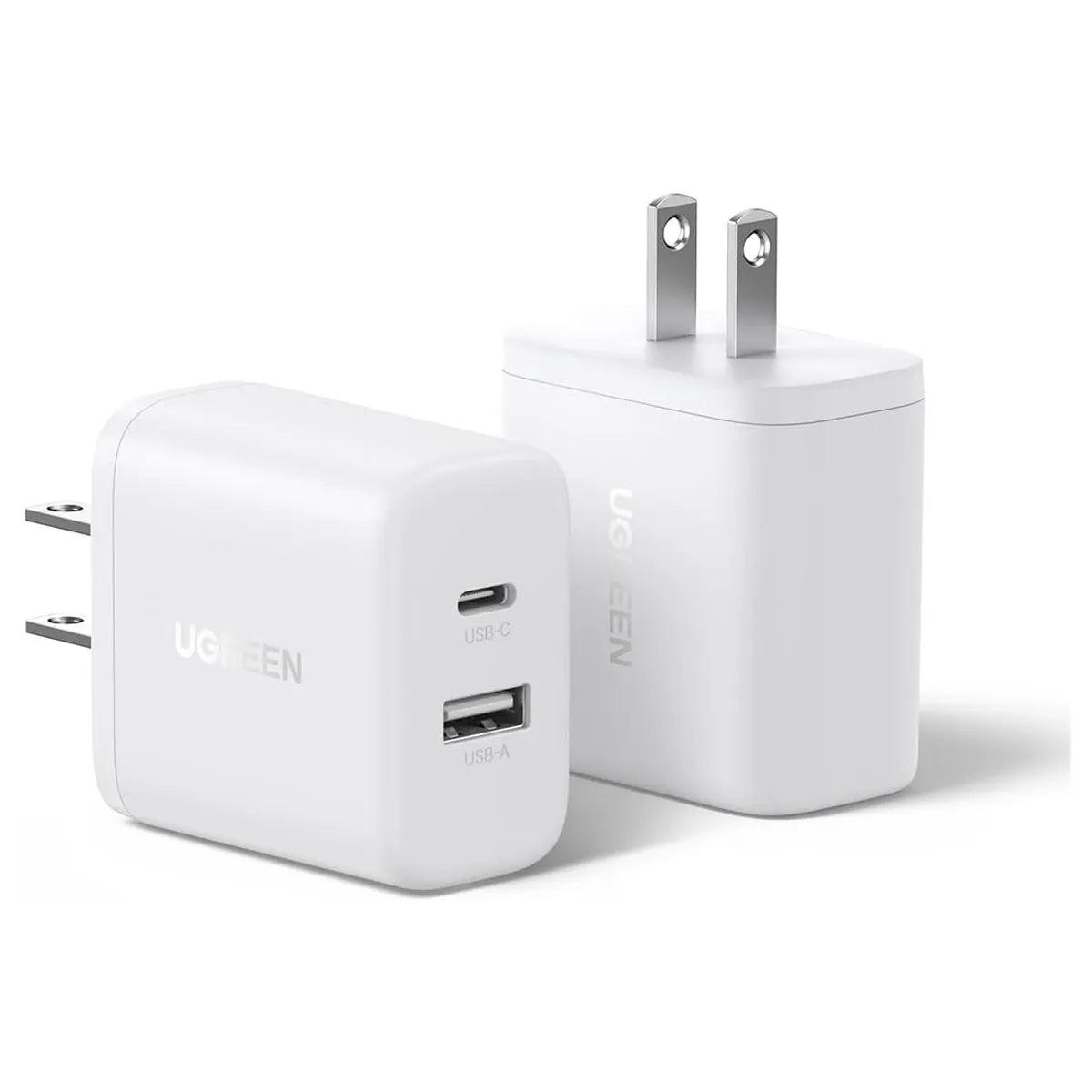 UGREEN X227 45314 Cargador Carga Rápida 20W 2 puertos USB-C USB-A PD