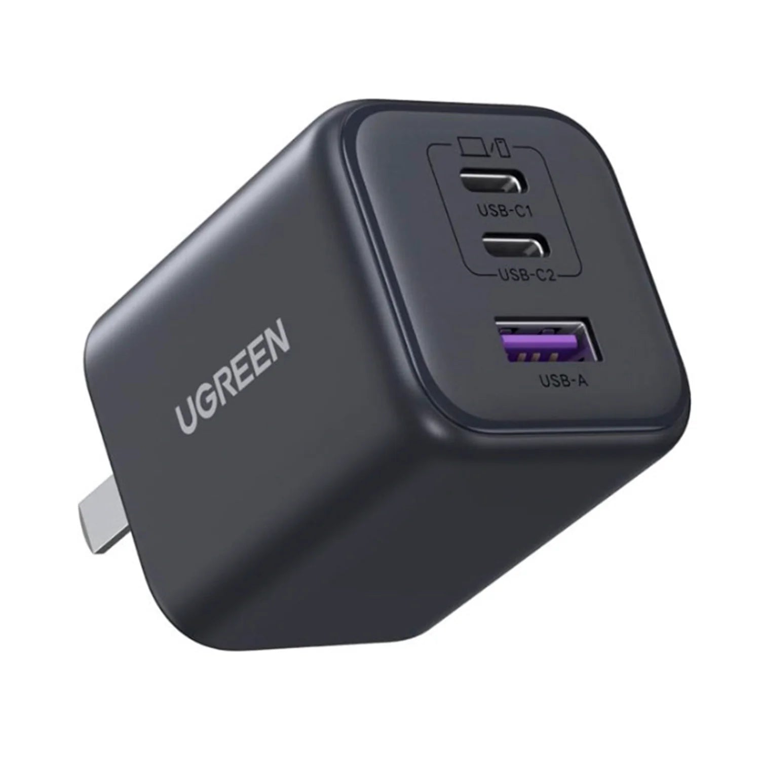 UGREEN X527 65155B Cargador GAN 3 USB-C 1 USB-A 45W
