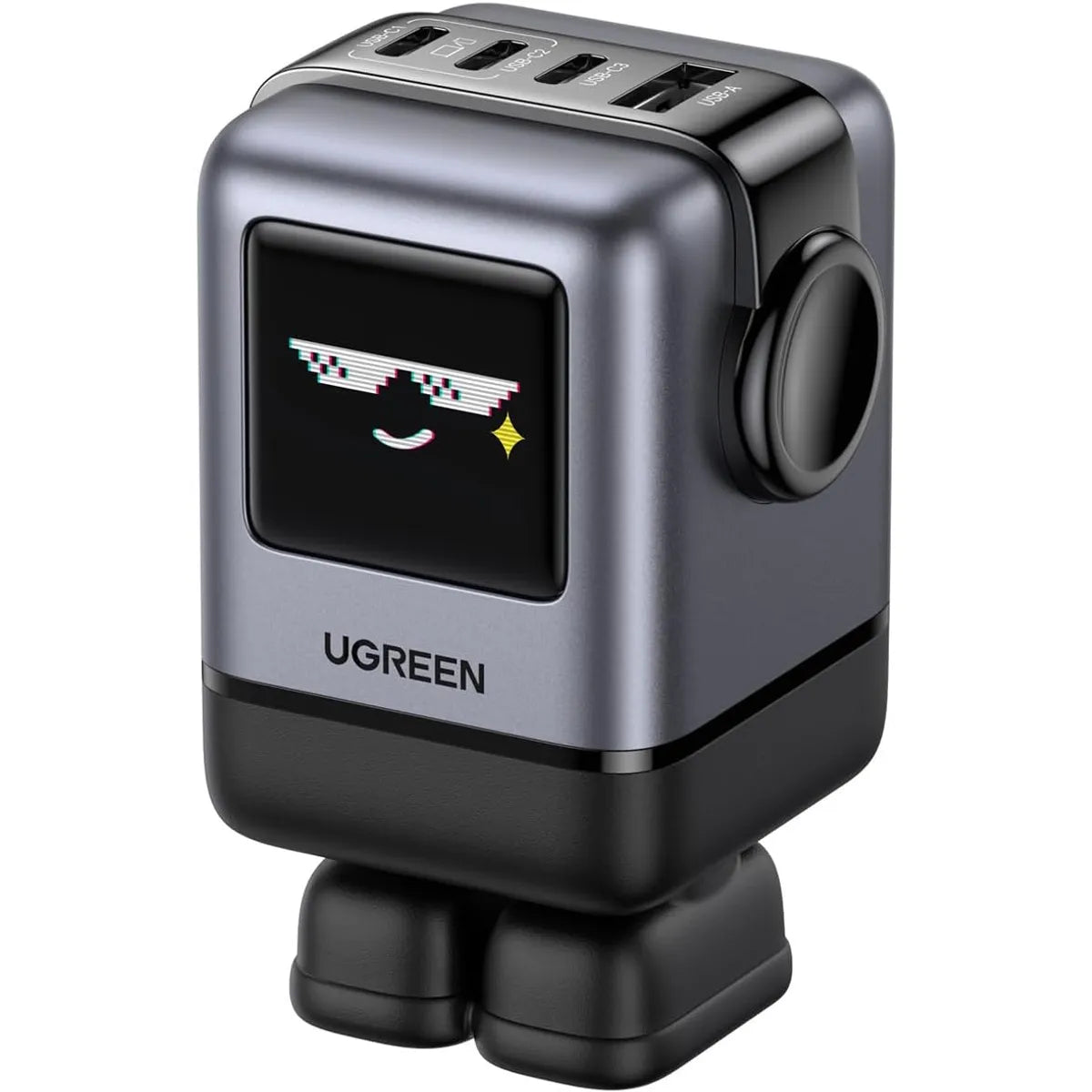 UGREEN X688 45514B Cargador USB C Robot Nexode GaN 100W Carga Rápida