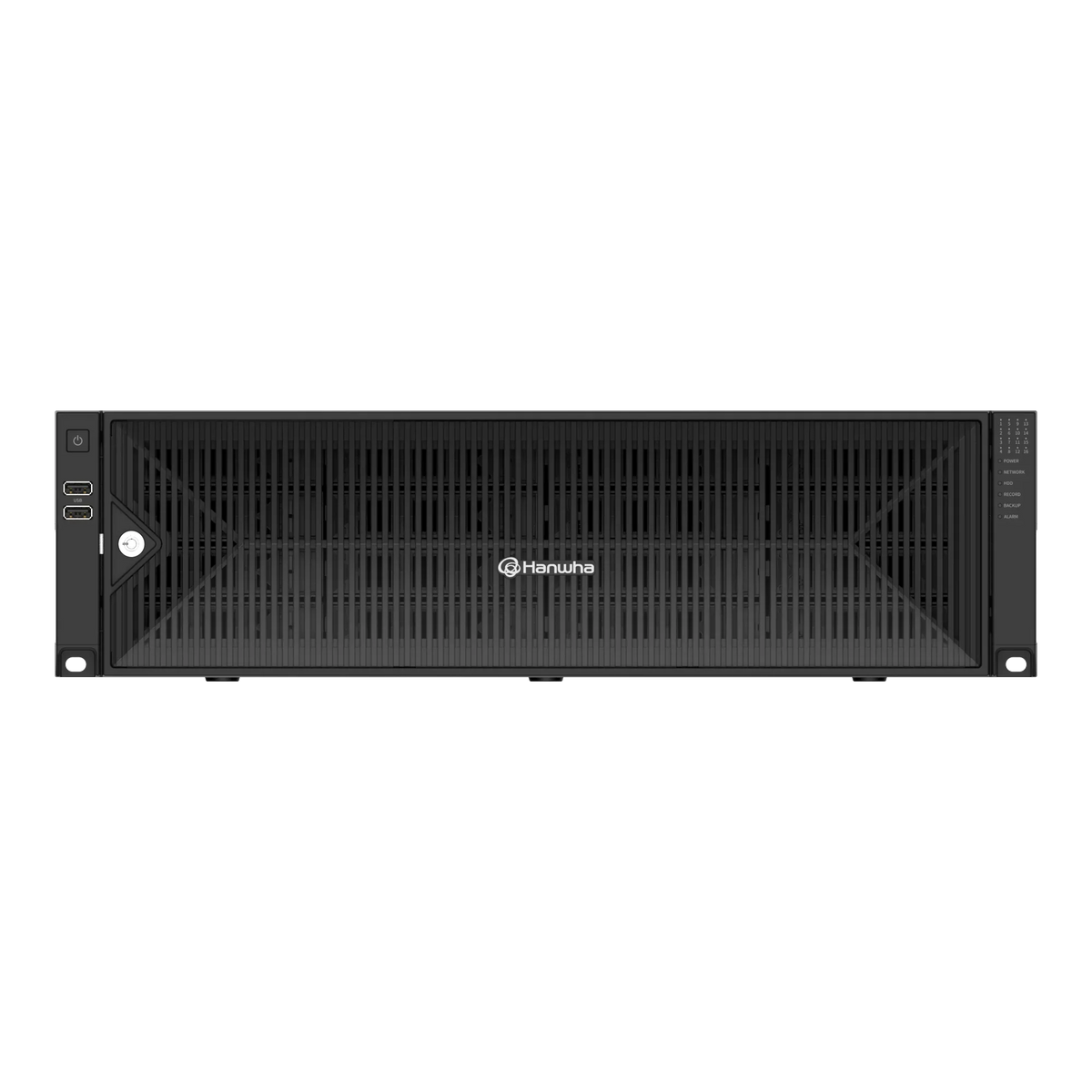 HANWHA VISION XRN-6420DB4 NVR 64 Canales 8K 32MP 520Mbps Grabador 16HDD NDAA TPM