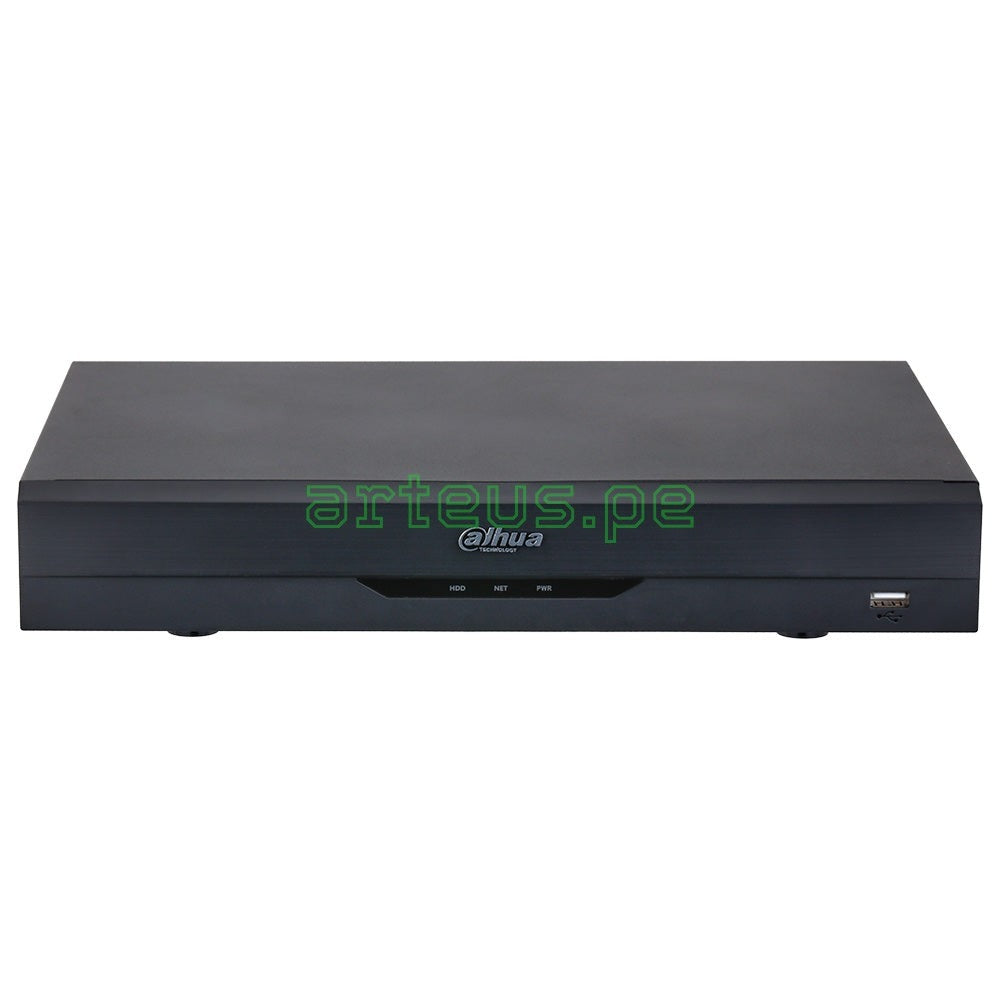 Grabador de video digital Dahua negro para sistemas de videovigilancia y seguridad