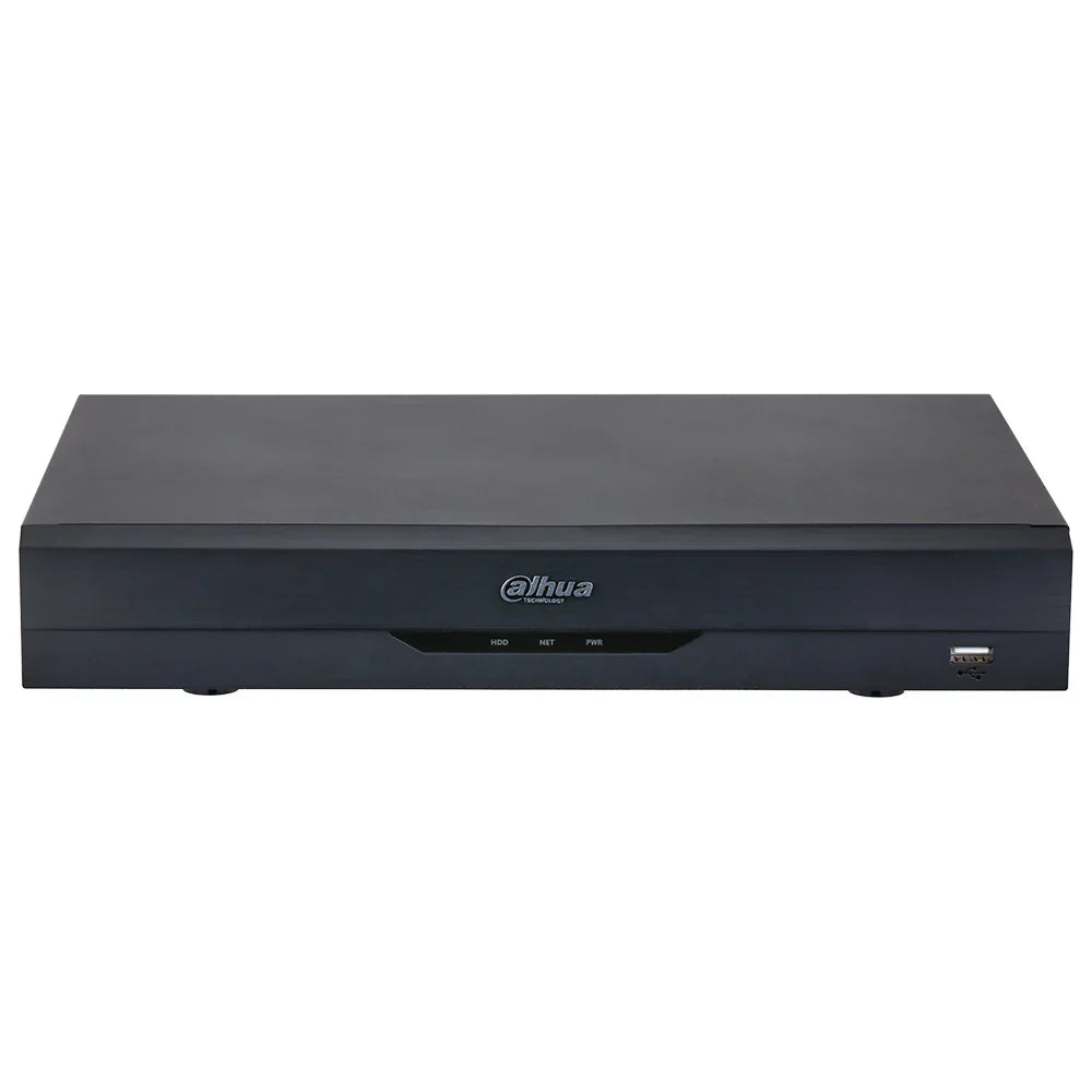 Grabador de video en red NVR Dahua negro para sistemas de seguridad y vigilancia